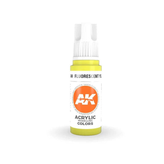 Fluorecent Yellow 17Ml | Ak Interactive - Con T de Tlacuache - AK Interactive