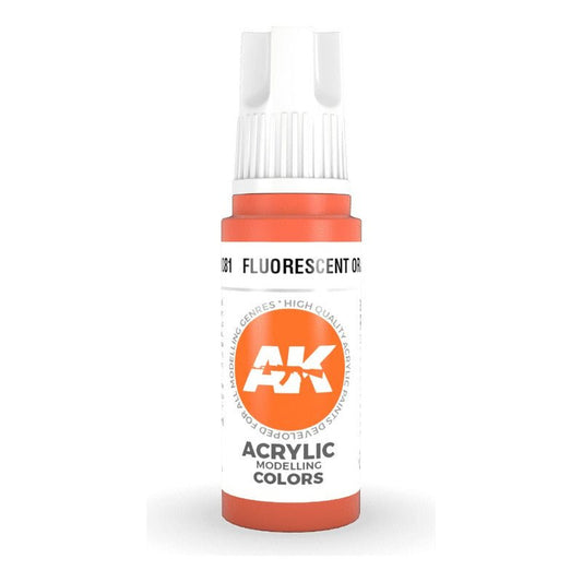 Fluorescent Orange 17Ml | Ak Interactive - Con T de Tlacuache - AK Interactive