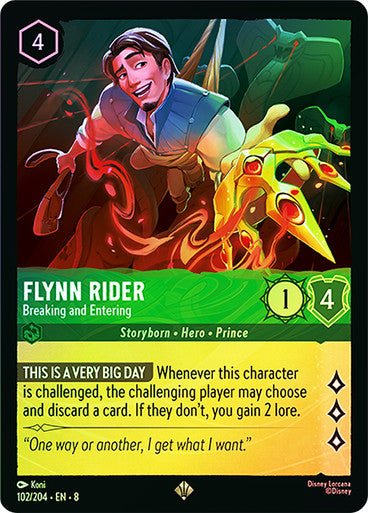 Flynn Rider - Breaking and Entering (Cold Foil) - Con T de Tlacuache - Ravensburger