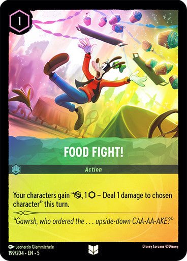 Food Fight! (Cold Foil ) - Con T de Tlacuache - Ravensburger