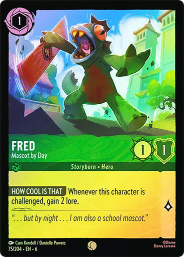 Fred - Mascot by Day ( Cold Foil )