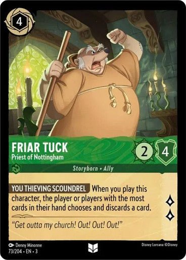 Friar Tuck - Priest of Nottingham (Non - foil) - Con T de Tlacuache - Ravensburger