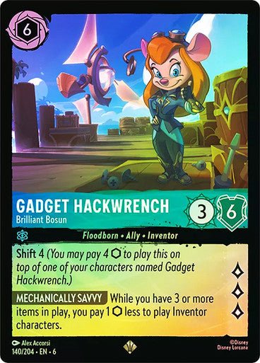 Gadget Hackwrench - Brilliant Bosun ( Cold Foil ) - Con T de Tlacuache - Ravensburger