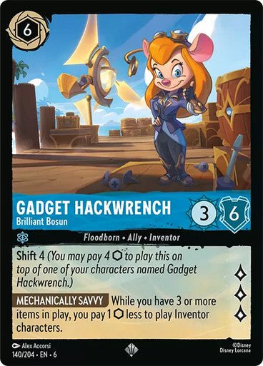 Gadget Hackwrench - Brilliant Bosun ( Non - foil ) - Con T de Tlacuache - Ravensburger