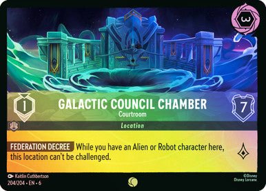 Galactic Council Chamber - Courtroom ( Cold Foil ) - Con T de Tlacuache - Ravensburger