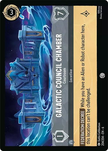 Galactic Council Chamber - Courtroom ( Non - foil ) - Con T de Tlacuache - Ravensburger
