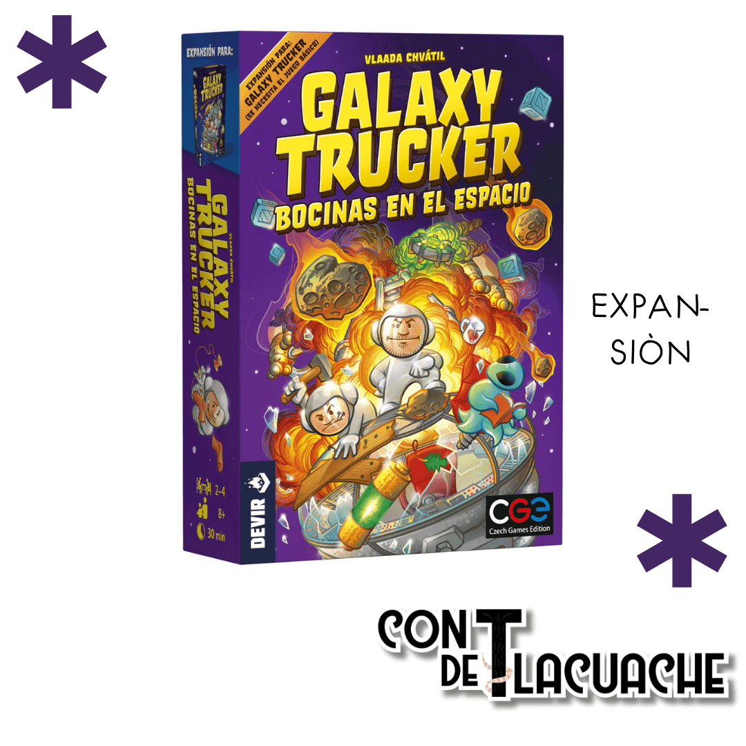 Galaxy Trucker Bocinas en el Espacio Expansion | Devir - Con T de Tlacuache - Devir