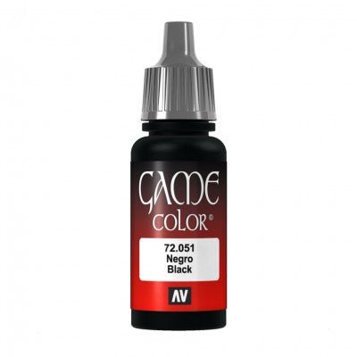 Game Color Black 18ml (72051) | Vallejo - Con T de Tlacuache - Vallejo