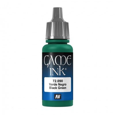 Game Color Black Green Ink 18ml (72090) | Vallejo - Con T de Tlacuache - Vallejo