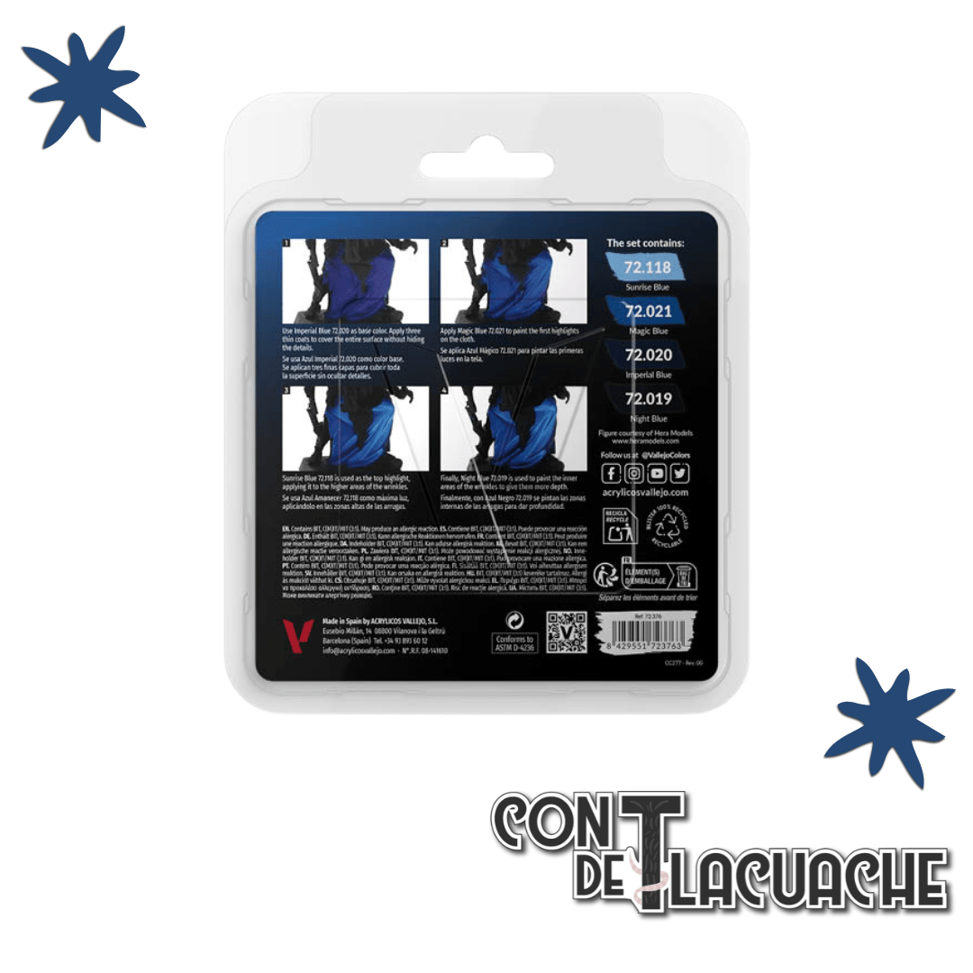 Game Color Blue Color Set | Vallejo - Con T de Tlacuache - Vallejo