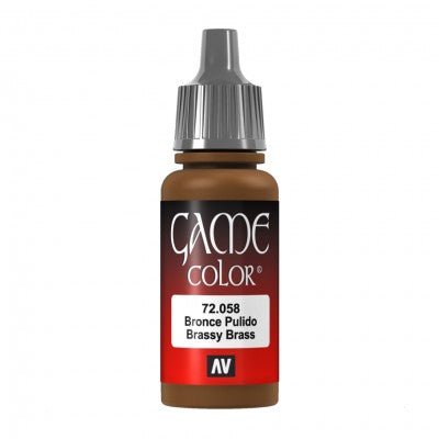 Game Color Brassy Brass 18ml (72058) | Vallejo - Con T de Tlacuache - Vallejo