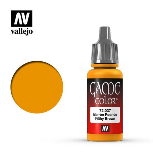 Game Color Filthy Brown 18ml (72037) | Vallejo - Con T de Tlacuache - Vallejo