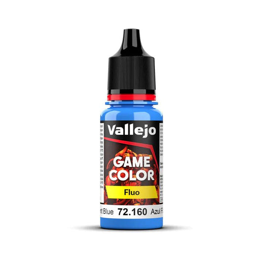 Game Color Fluorescent Blue 18ml (72160) | Vallejo - Con T de Tlacuache - Vallejo