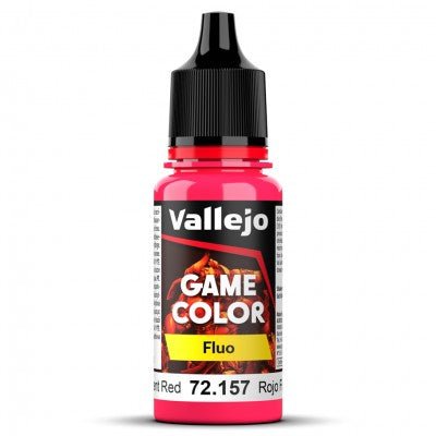 Game Color Fluorescent Red 18ml (72157) | Vallejo - Con T de Tlacuache - Vallejo