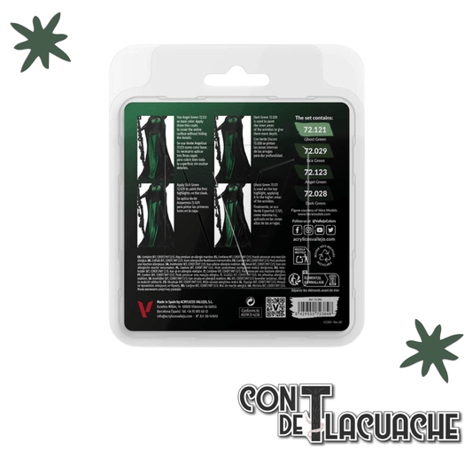 Game Color Green Color Set | Vallejo - Con T de Tlacuache - Vallejo