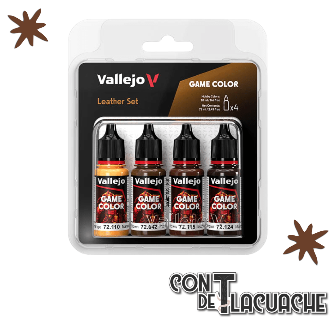 Game Color Leather Set | Vallejo - Con T de Tlacuache - Vallejo