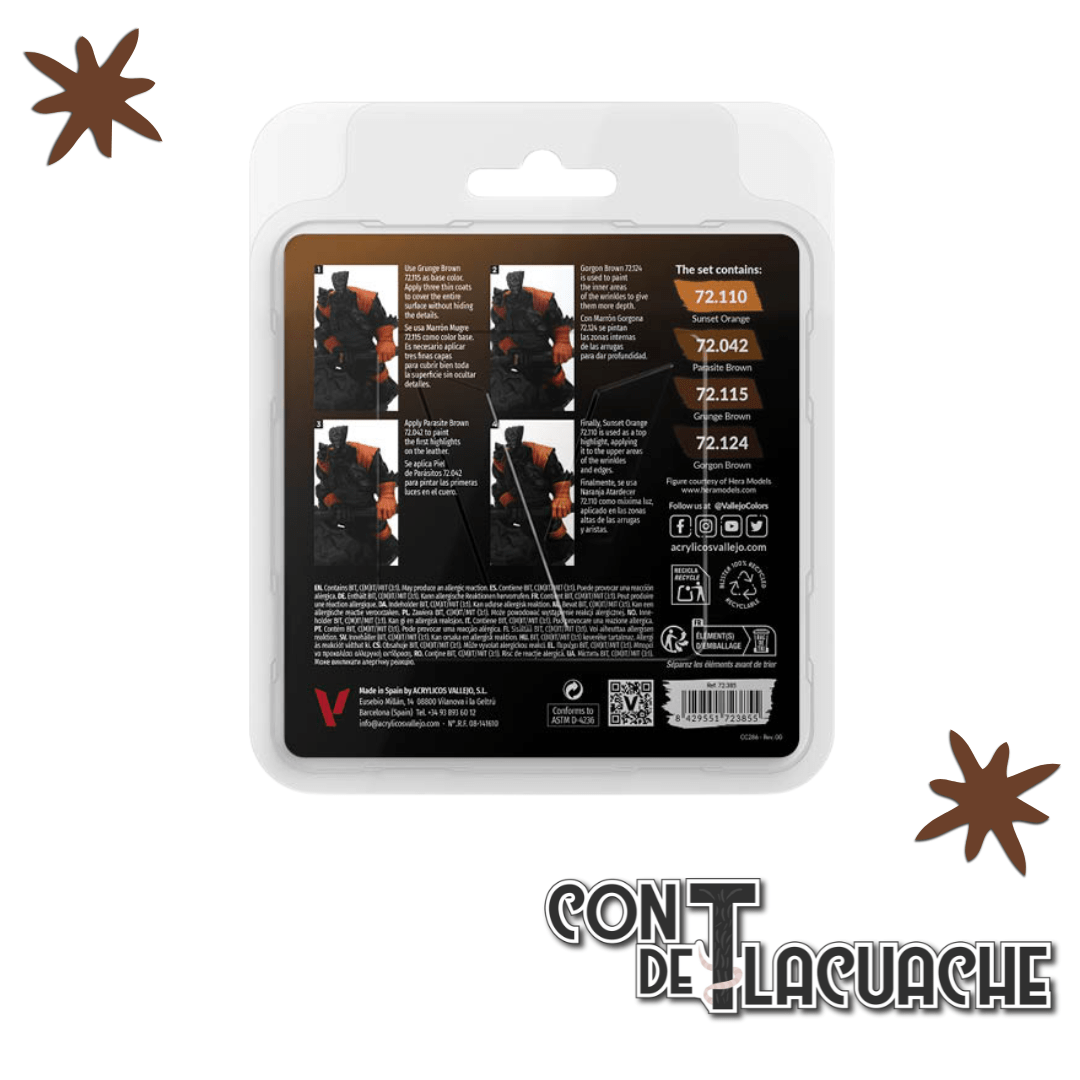 Game Color Leather Set | Vallejo - Con T de Tlacuache - Vallejo