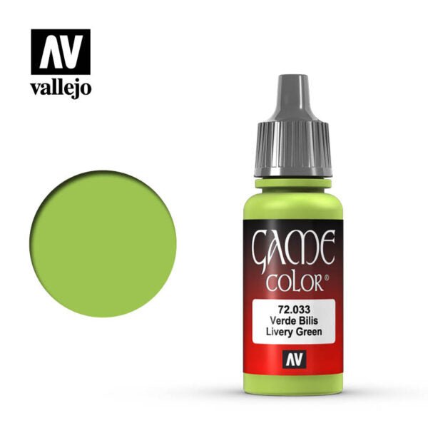 Game Color Livery Green 18ml (72033) | Vallejo - Con T de Tlacuache - Vallejo