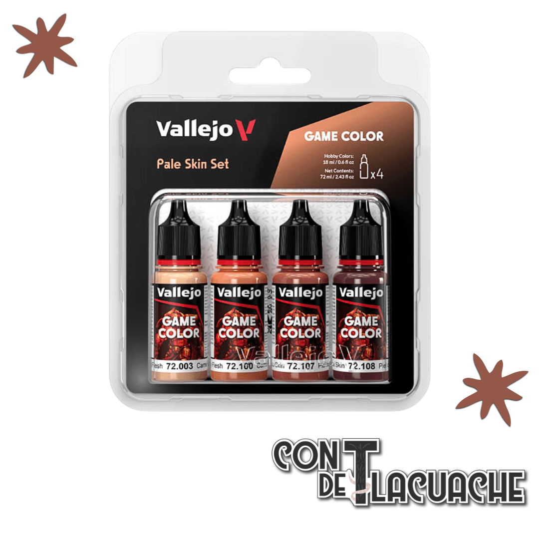 Game Color Pale Skin Set | Vallejo - Con T de Tlacuache - Vallejo