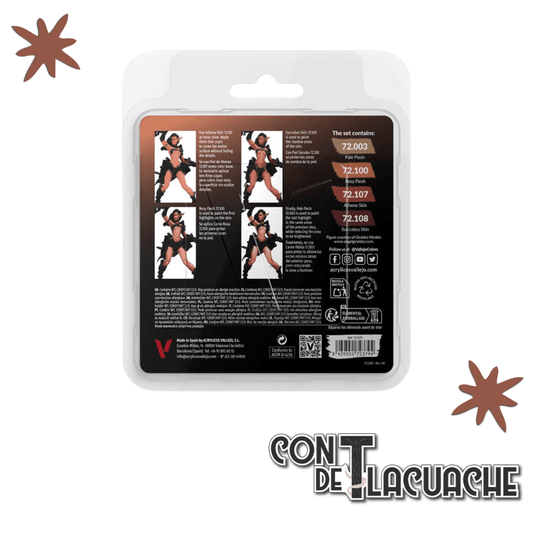 Game Color Pale Skin Set | Vallejo - Con T de Tlacuache - Vallejo