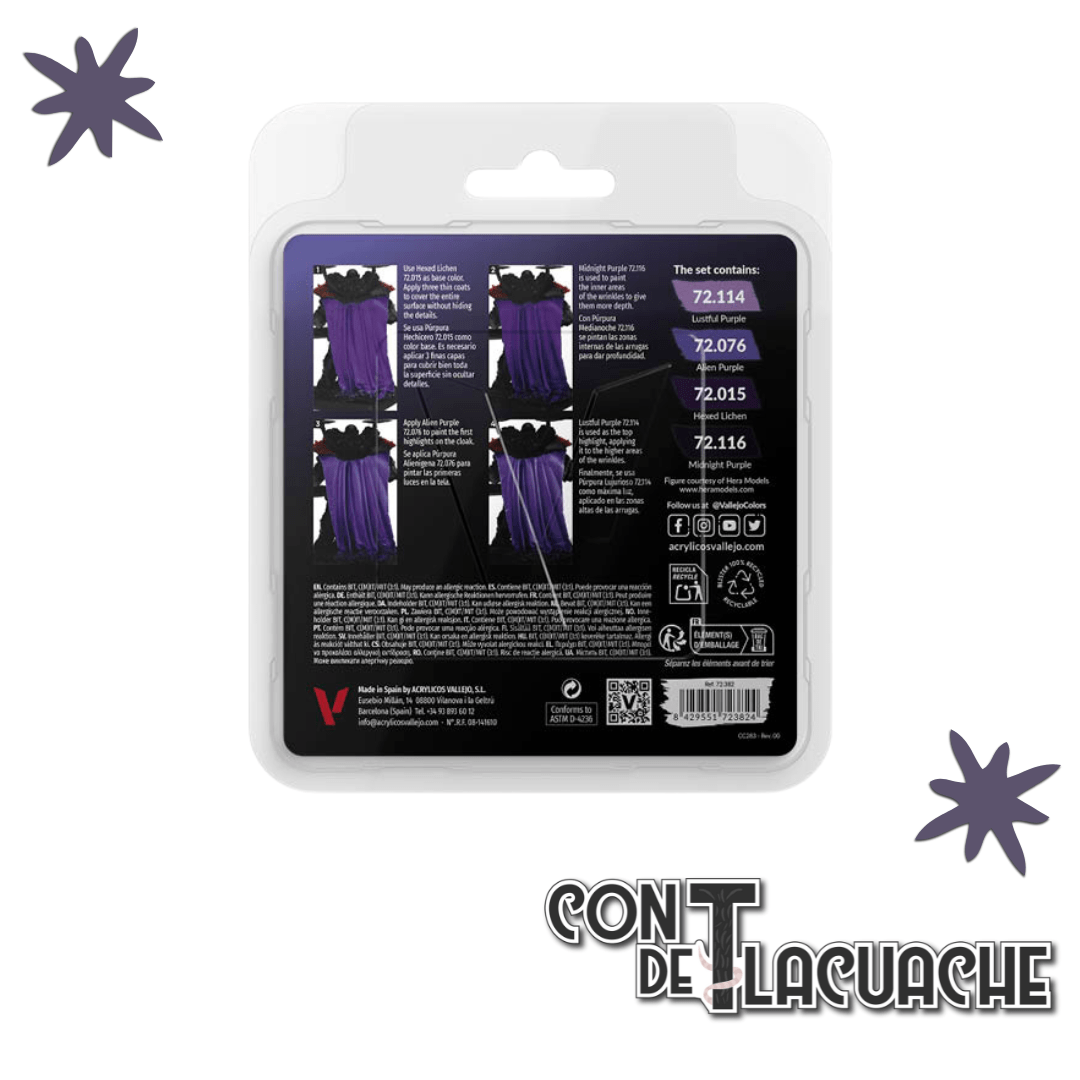 Game Color Purple Color Set | Vallejo - Con T de Tlacuache - Vallejo