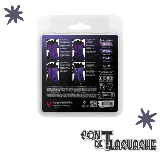 Game Color Purple Color Set | Vallejo - Con T de Tlacuache - Vallejo