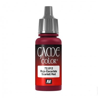 Game Color Scarlet Red 18ml (72012) | Vallejo - Con T de Tlacuache - Vallejo