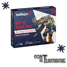 Game Color Sci - Fi Paint Set by Angel Giraldez | Vallejo - Con T de Tlacuache - Vallejo