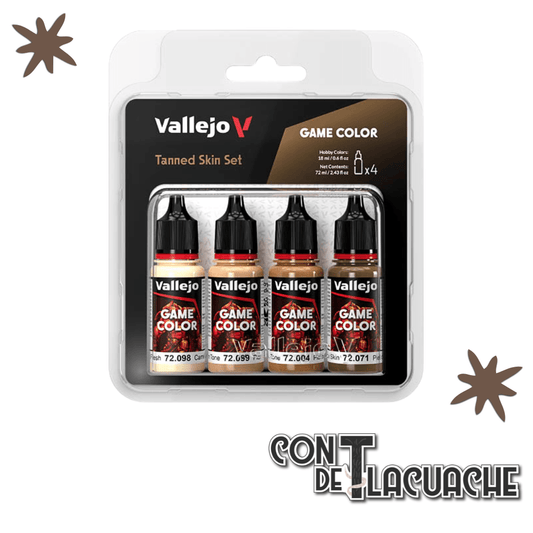 Game Color Tanned Skin Set | Vallejo - Con T de Tlacuache - Vallejo