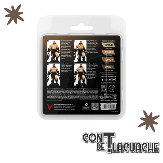 Game Color Tanned Skin Set | Vallejo - Con T de Tlacuache - Vallejo