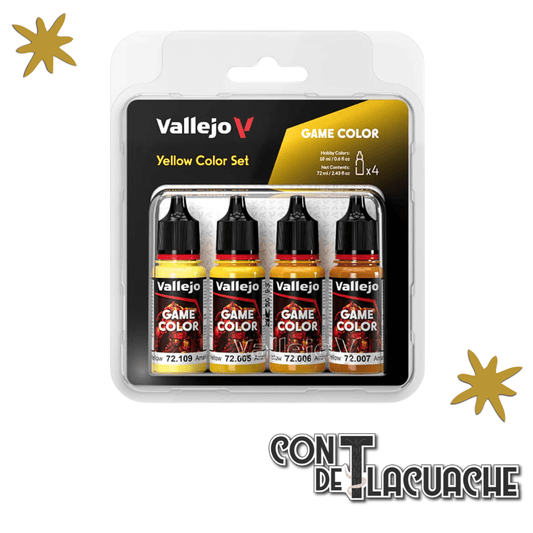Game Color Yellow Color Set | Vallejo - Con T de Tlacuache - Vallejo