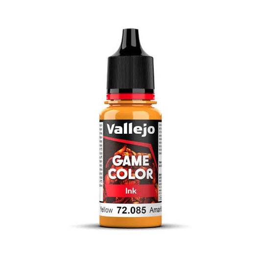 Game Color Yellow Ink 18ml (72085) | Vallejo - Con T de Tlacuache - Vallejo