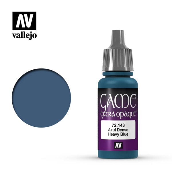 Game Extra Opaque Heavy Blue 18ml (72143) | Vallejo - Con T de Tlacuache - Vallejo