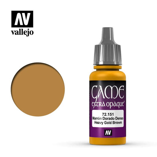 Game Extra Opaque Heavy Gold Brown 18ml (72151) | Vallejo - Con T de Tlacuache - Vallejo