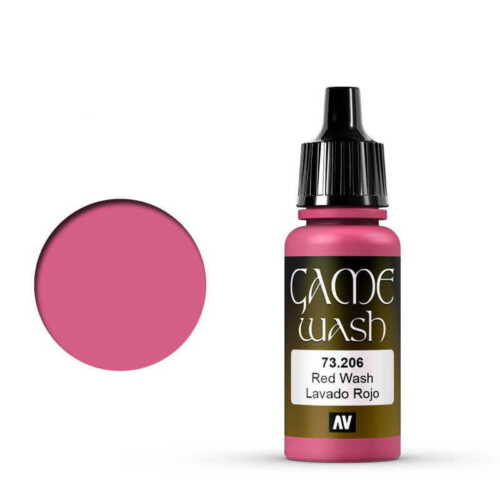 Game Wash Red 18ml (73206) | Vallejo - Con T de Tlacuache - Vallejo