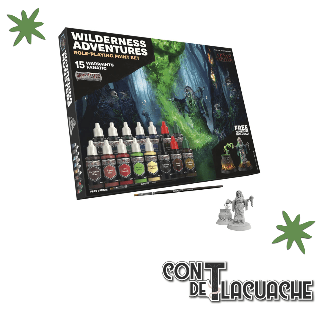 GameMaster Wilderness Adventures Paint Set | The Army Painter - Con T de Tlacuache - Con T de Tlacuache
