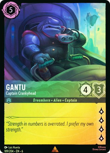 Gantu - Captain Crankyhead ( Cold Foil ) - Con T de Tlacuache - Ravensburger