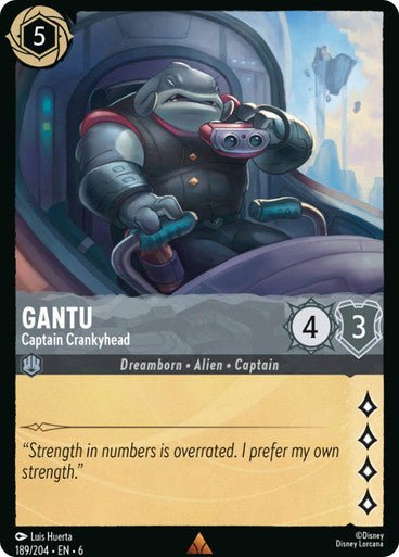 Gantu - Captain Crankyhead ( Non - foil ) - Con T de Tlacuache - Ravensburger