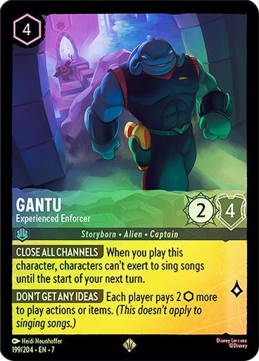 Gantu - Experienced Enforcer (Cold Foil) - Con T de Tlacuache - Ravensburger