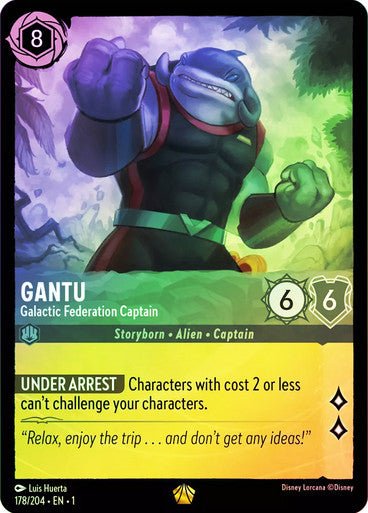 Gantu - Galactic Federation Captain ( Cold Foil ) - Con T de Tlacuache - Ravensburger