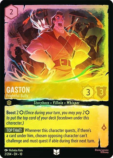 Gaston (Cold Foil) - Con T de Tlacuache - Ravensburger