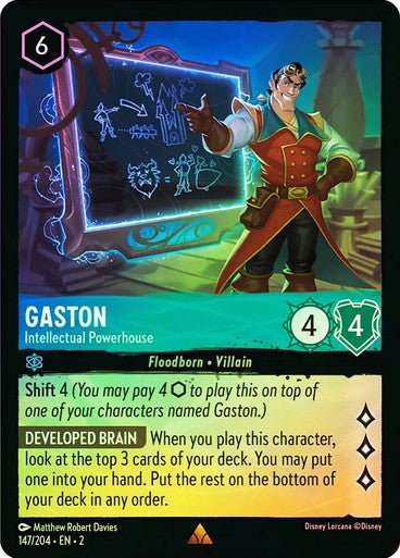 Gaston - Intellectual Powerhouse (Cold Foil) - Con T de Tlacuache - Ravensburger