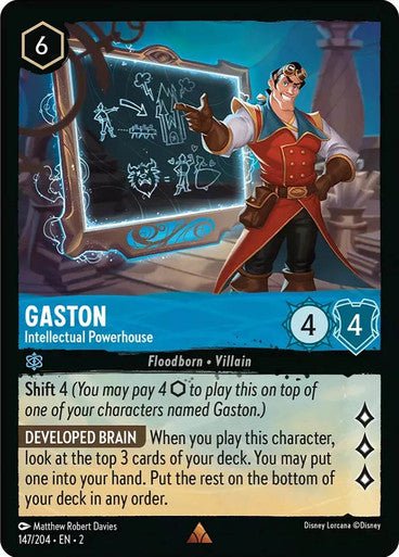 Gaston - Intellectual Powerhouse (Non - foil) - Con T de Tlacuache - Ravensburger