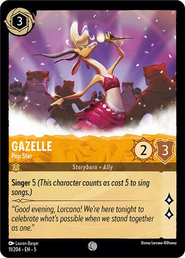 Gazelle - Pop Star (Non - foil ) - Con T de Tlacuache - Ravensburger