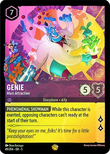 Genie - Main Attraction (Cold Foil ) - Con T de Tlacuache - Ravensburger