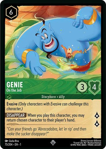 Genie - On the Job ( Non - foil ) - Con T de Tlacuache - Ravensburger
