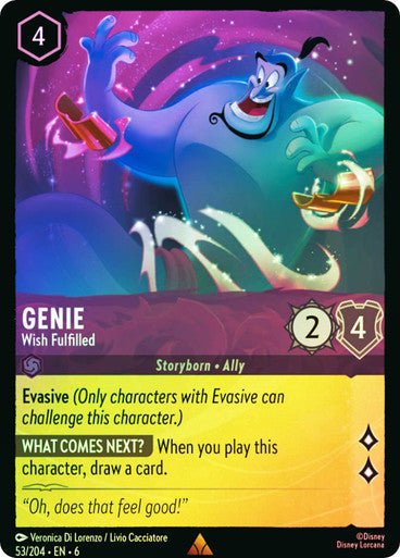 Genie - Wish Fulfilled ( Cold Foil ) - Con T de Tlacuache - Ravensburger