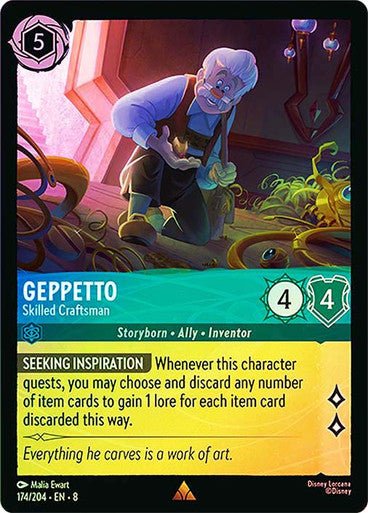Geppetto - Skilled Craftsman (Cold Foil) - Con T de Tlacuache - Ravensburger