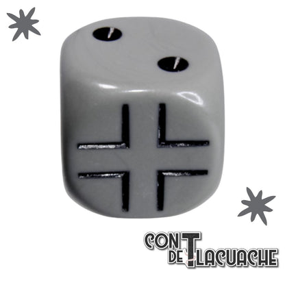 Germany War Dice Opaque Dark Grey/black 16mm d6 Dice Block (12 dice) | Chessex - Con T de Tlacuache - Con T de Tlacuache