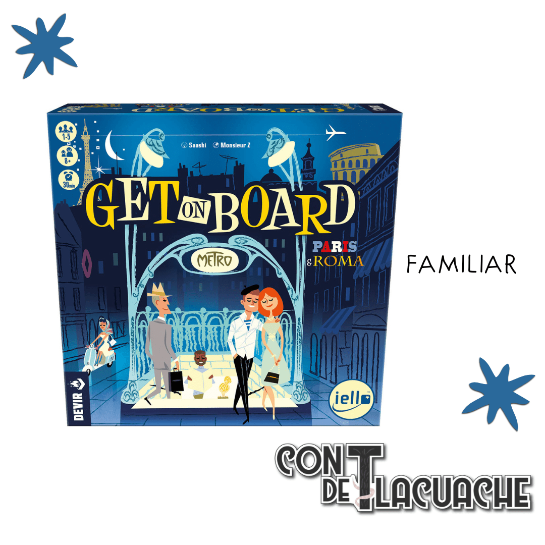 Get on Board Paris & Roma | Devir - Con T de Tlacuache - Devir